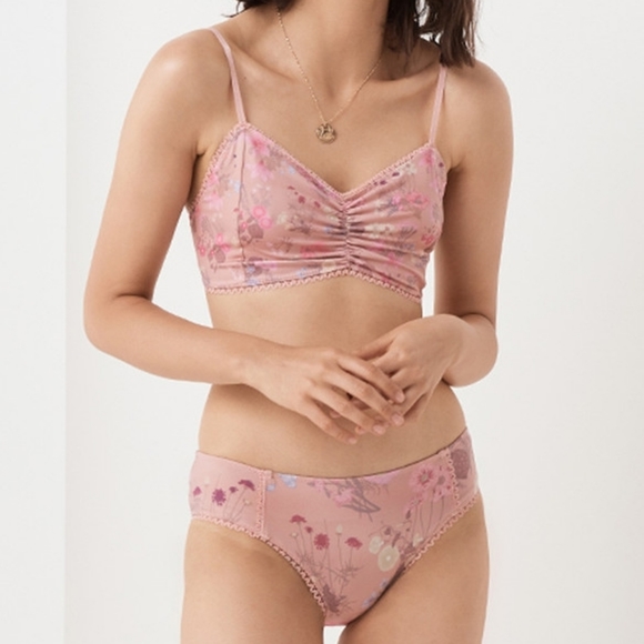 New spell designs wild bloom bralette bra blush S - Picture 6 of 16